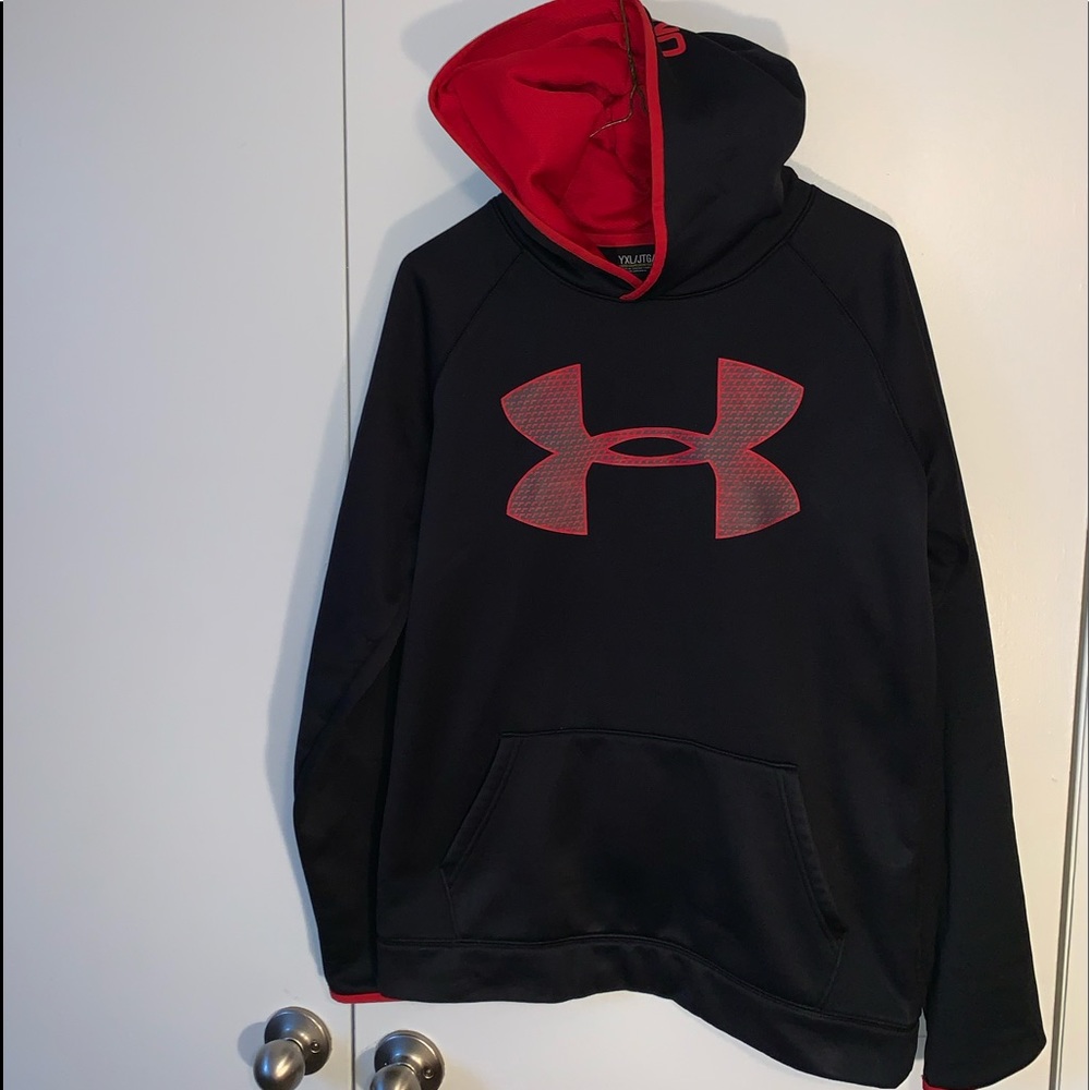 Black And Red Under Armour Hoodie